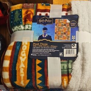 Harry Potter Plush Throw Blanket  50" X 60"
